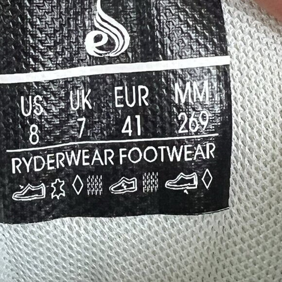 RyderWear Footwear Mens White sz 8 Weightlifting BodyBuilding Training Sneakers - Picture 9 of 9